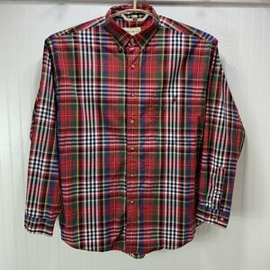 Men’s Eddie Bauer long sleeve plaid shirt